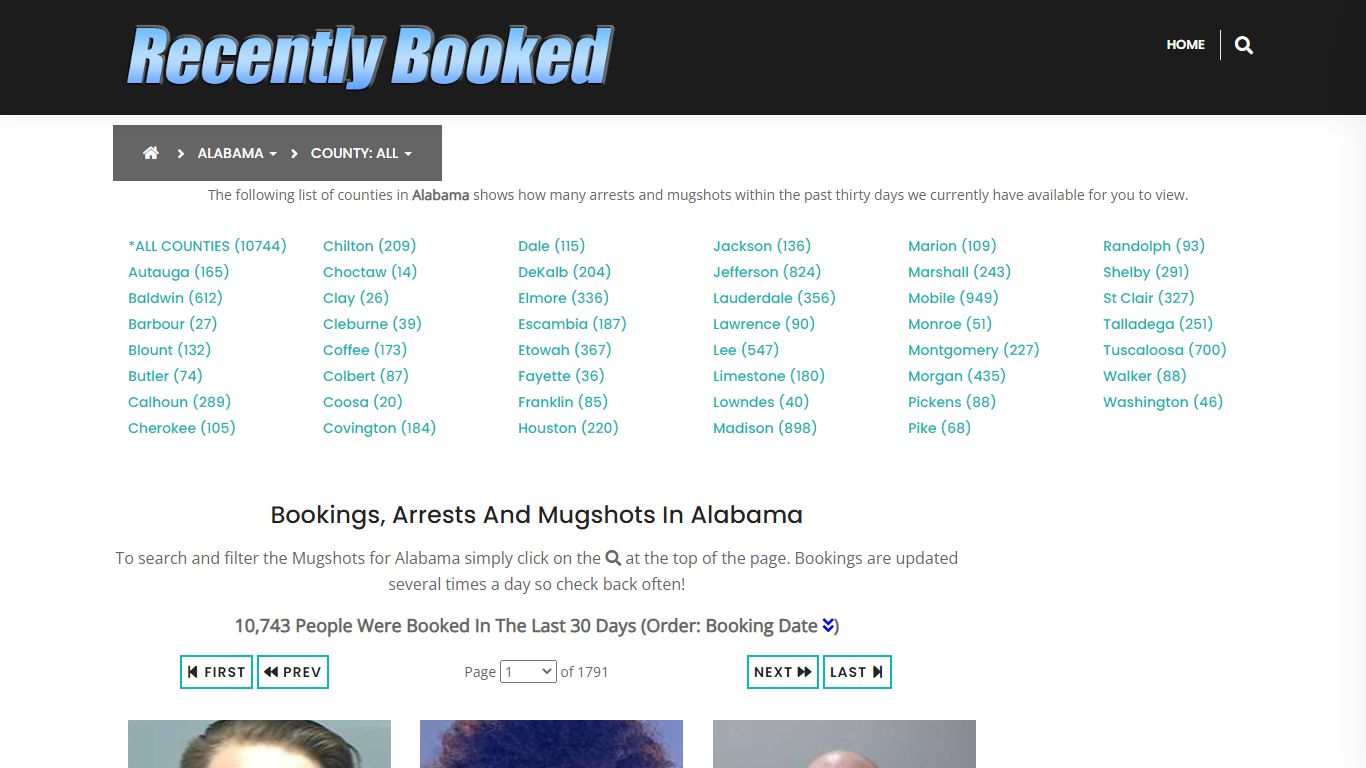 Bookings, Arrests and Mugshots in St Clair County, Alabama